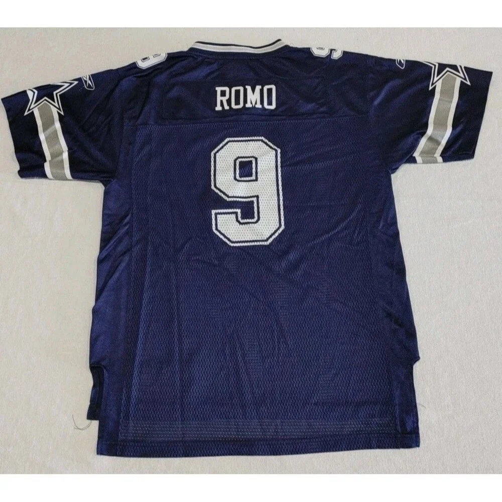 Vintage Reebok Dallas Cowboys Tony Romo #9 Jersey Youth Size XL (18-20) 2000’s